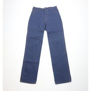 Deadstock Vintage 70s Streetwear Mens 30x34 Straight Leg Denim Jeans Indigo USA
